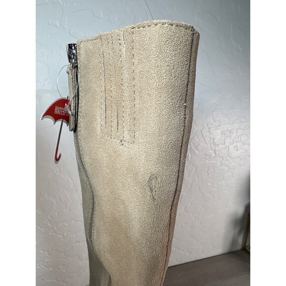Blondo Women's 7 M Tessa Waterproof Knee-High Boots in Taupe Suede - Picture 6 of 8
